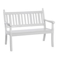 GARTENBANK 115/88/69 cm   - Weiß, Basics, Kunststoff (115/88/69cm) - Modante