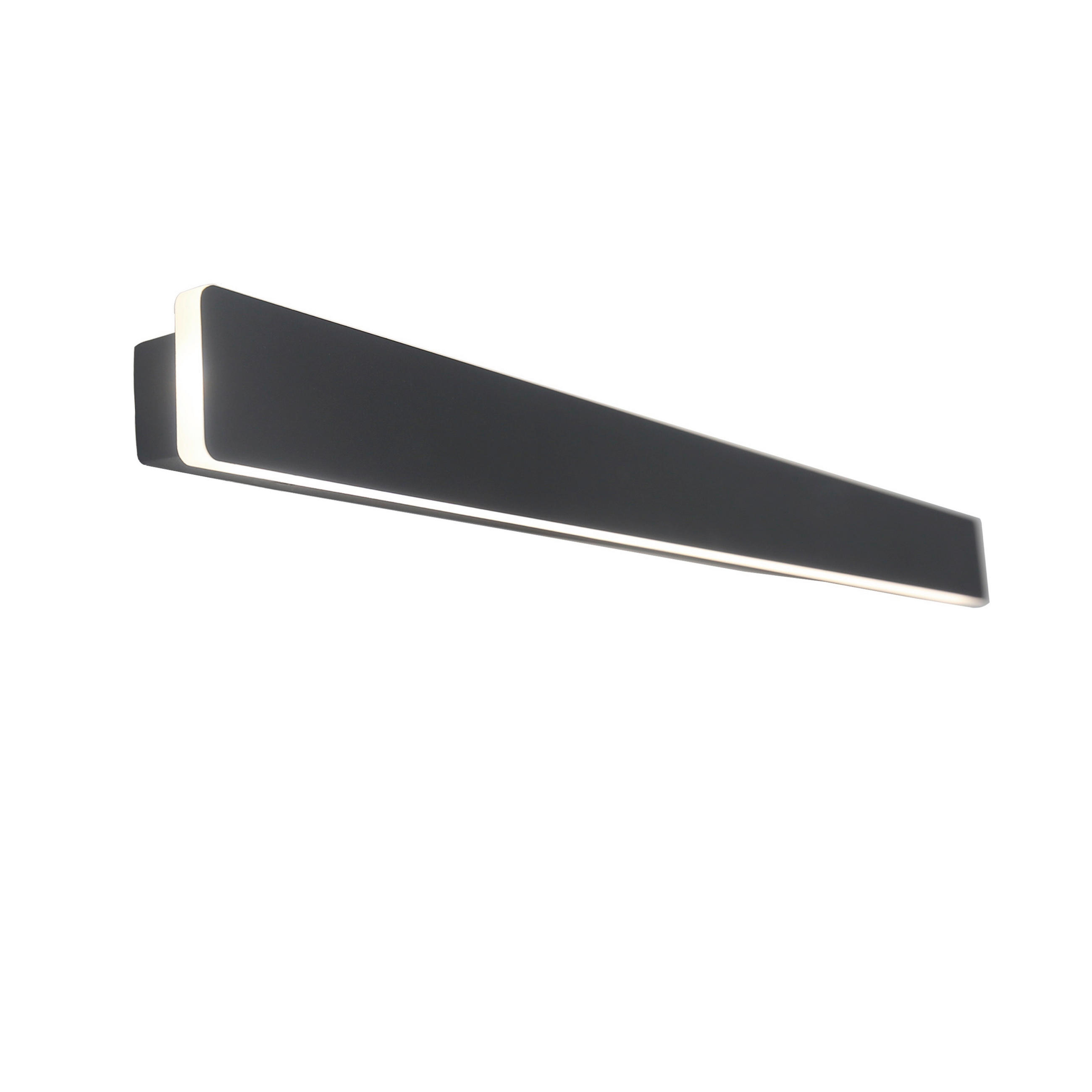 LED-WANDLEUCHTE Bodo  5.5/90/4 cm  - Schwarz, Design, Metall (5.5/90/4cm)