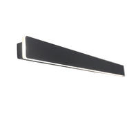 LED-WANDLEUCHTE Bodo  5.5/90/4 cm  - Schwarz, Design, Metall (5.5/90/4cm)