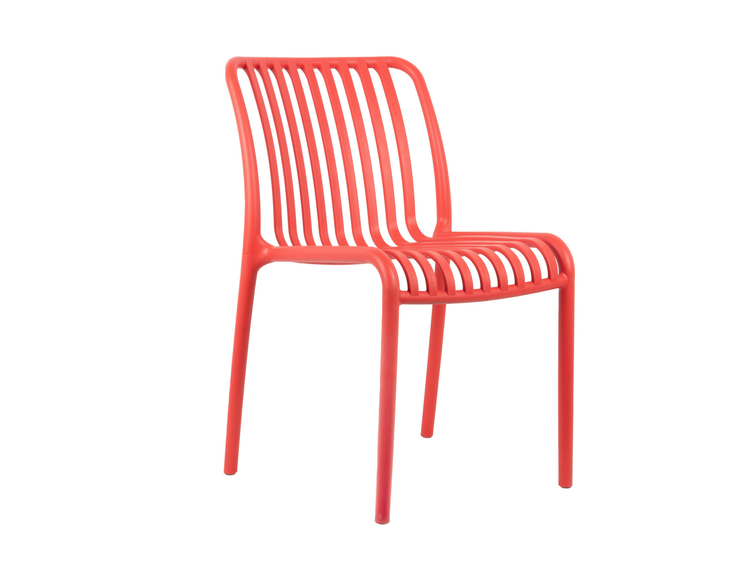STUHL Hellrot  - Hellrot, Basics, Kunststoff (42/58/79cm) - Leitmotiv