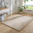 HANDWEBTEPPICH 120/170 cm Beige rechteckig  - Beige, Basics, Textil (120/170cm) - Linea Natura