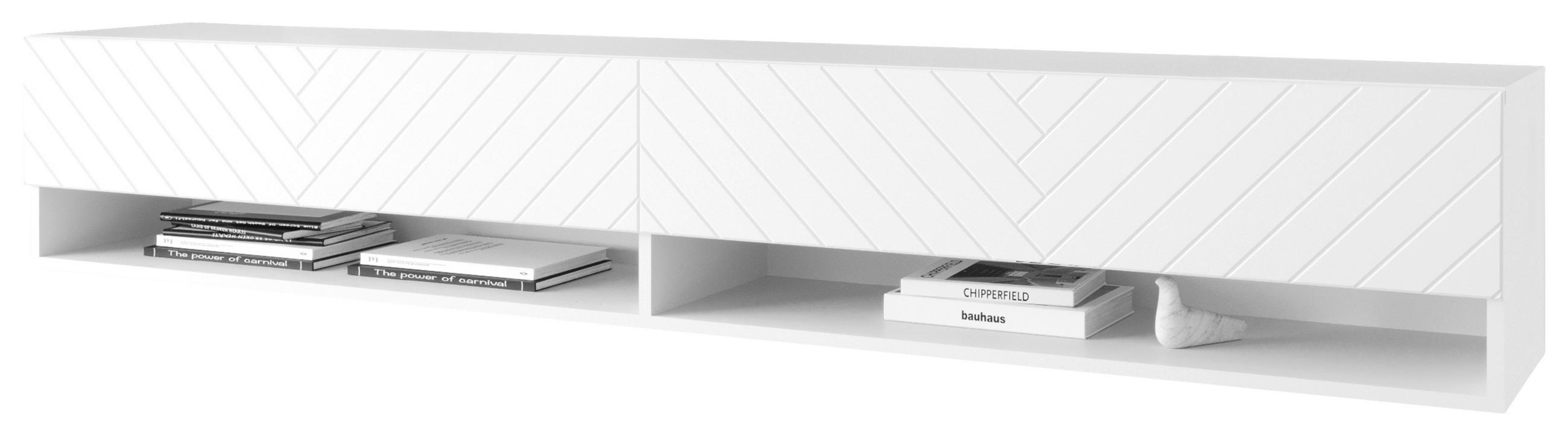 P & B NÍZKA KOMODA, biela, 180/30/31 cm