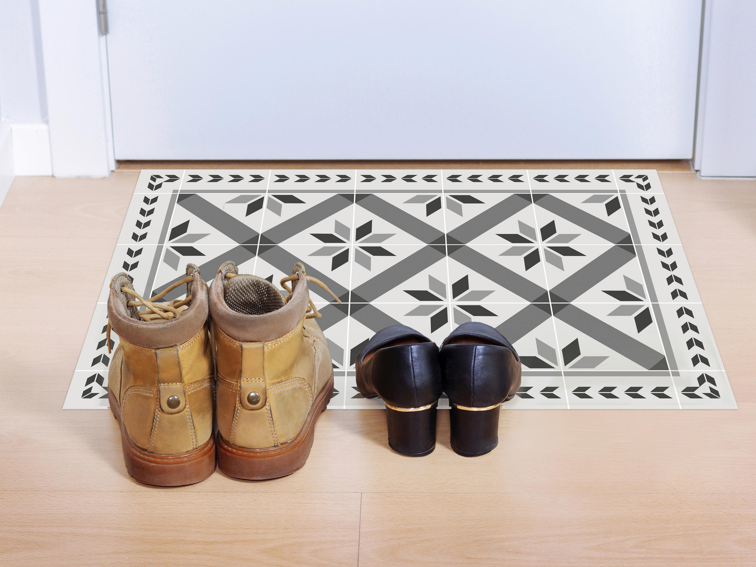 OUTDOORTEPPICH 40/60 cm Grau - Grau, Design, Kunststoff (40/60cm)