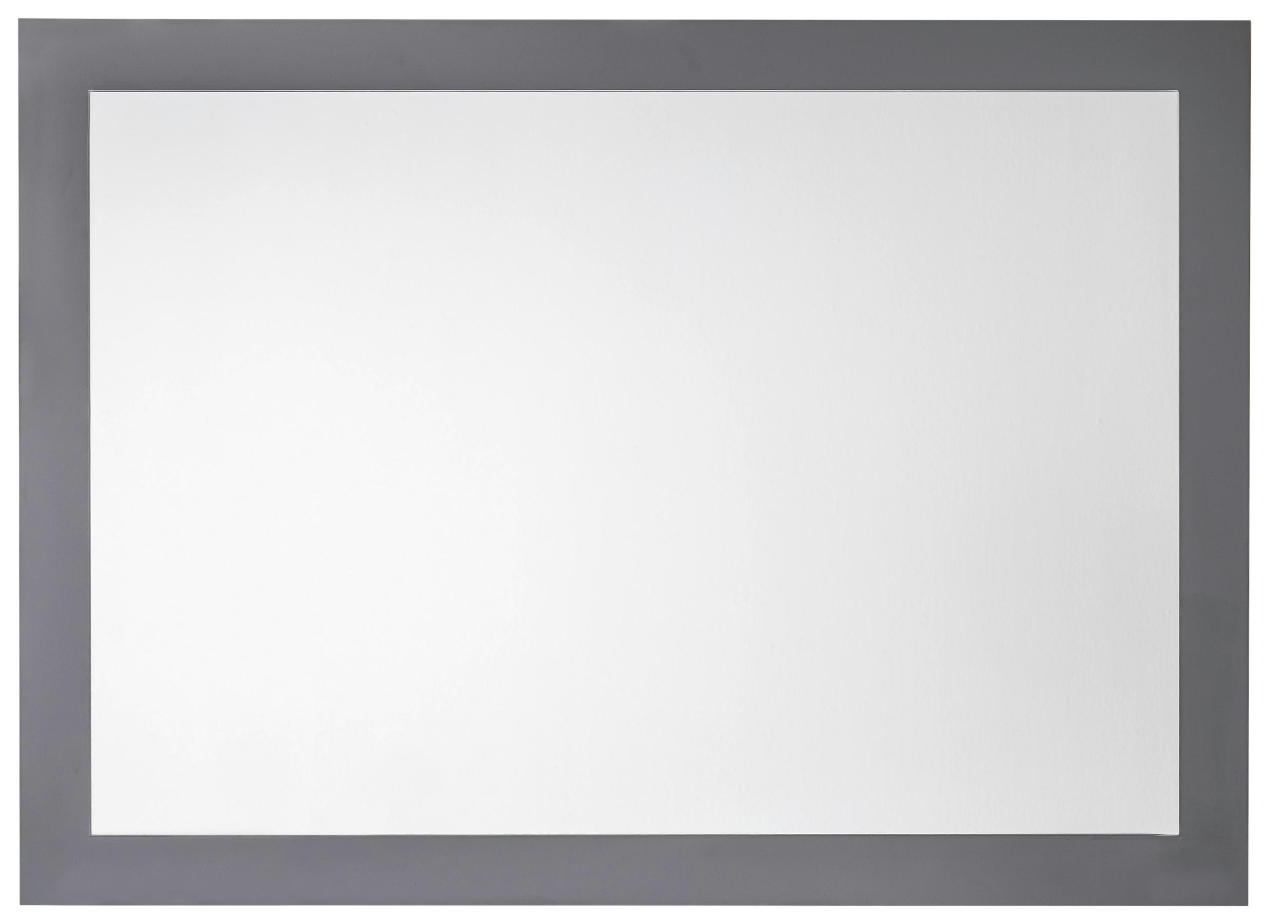 WANDSPIEGEL 83,1/60,4/8 cm    in rechteckig  - Grau Hochglanz, Design, Glas/Holzwerkstoff (83,1/60,4/8cm) - Carryhome