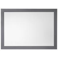 WANDSPIEGEL 83,1/60,4/8 cm    in rechteckig  - Grau Hochglanz, Design, Glas/Holzwerkstoff (83,1/60,4/8cm) - Carryhome