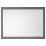 WANDSPIEGEL 83,1/60,4/8 cm    in rechteckig  - Grau Hochglanz, Design, Glas/Holzwerkstoff (83,1/60,4/8cm) - Carryhome
