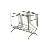 ZEITSCHRIFTENORDNER Metall Grün  - Grün, Basics, Metall (35/20.5/50cm) - Leitmotiv