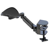 ARMSTÖD - svart, Modern, läder/plast (40,4/7,5/11cm) - MID.YOU