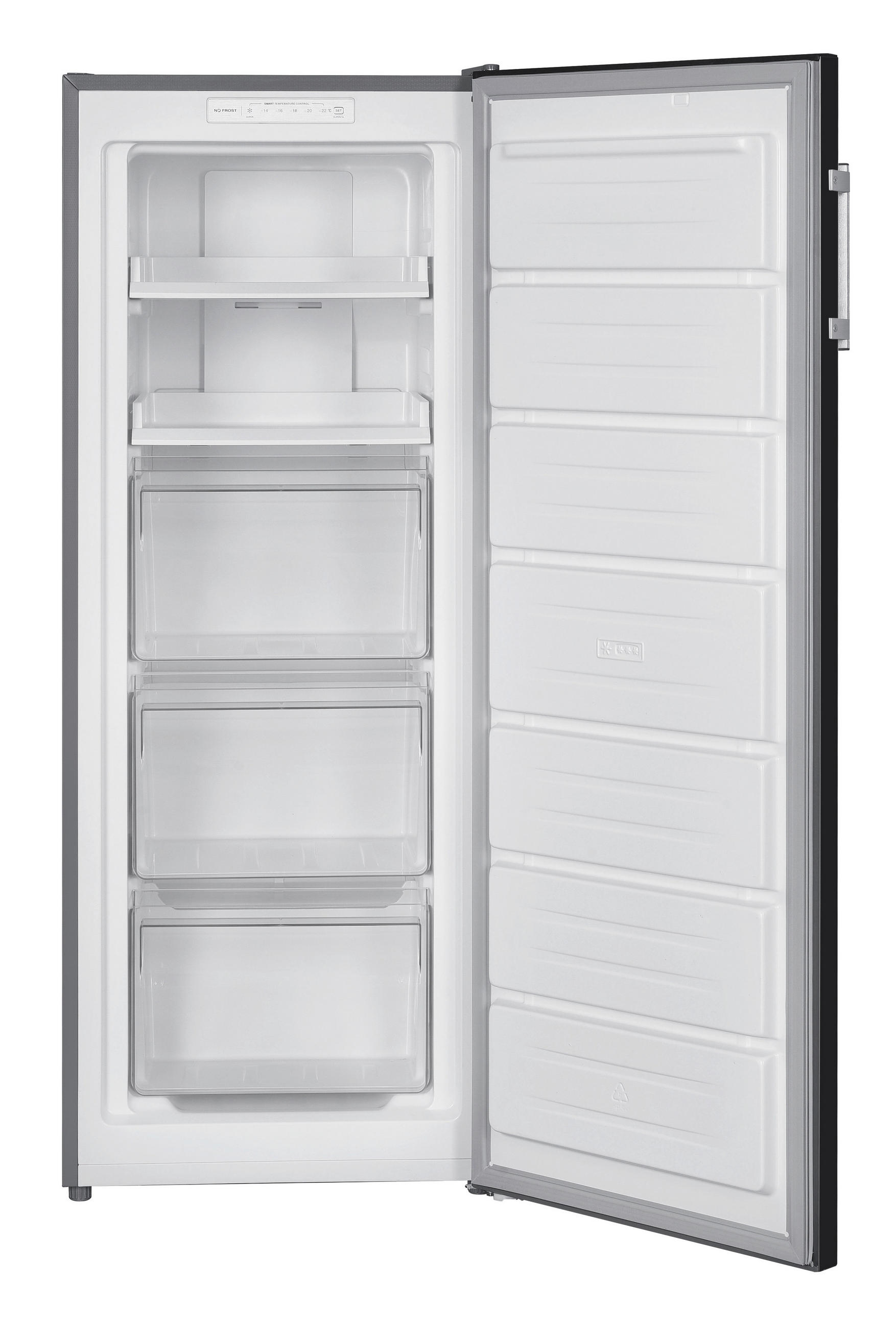 GEFRIERSCHRANK GN 1615  - Edelstahlfarben, Basics, Metall (54/143/60cm) - Nabo