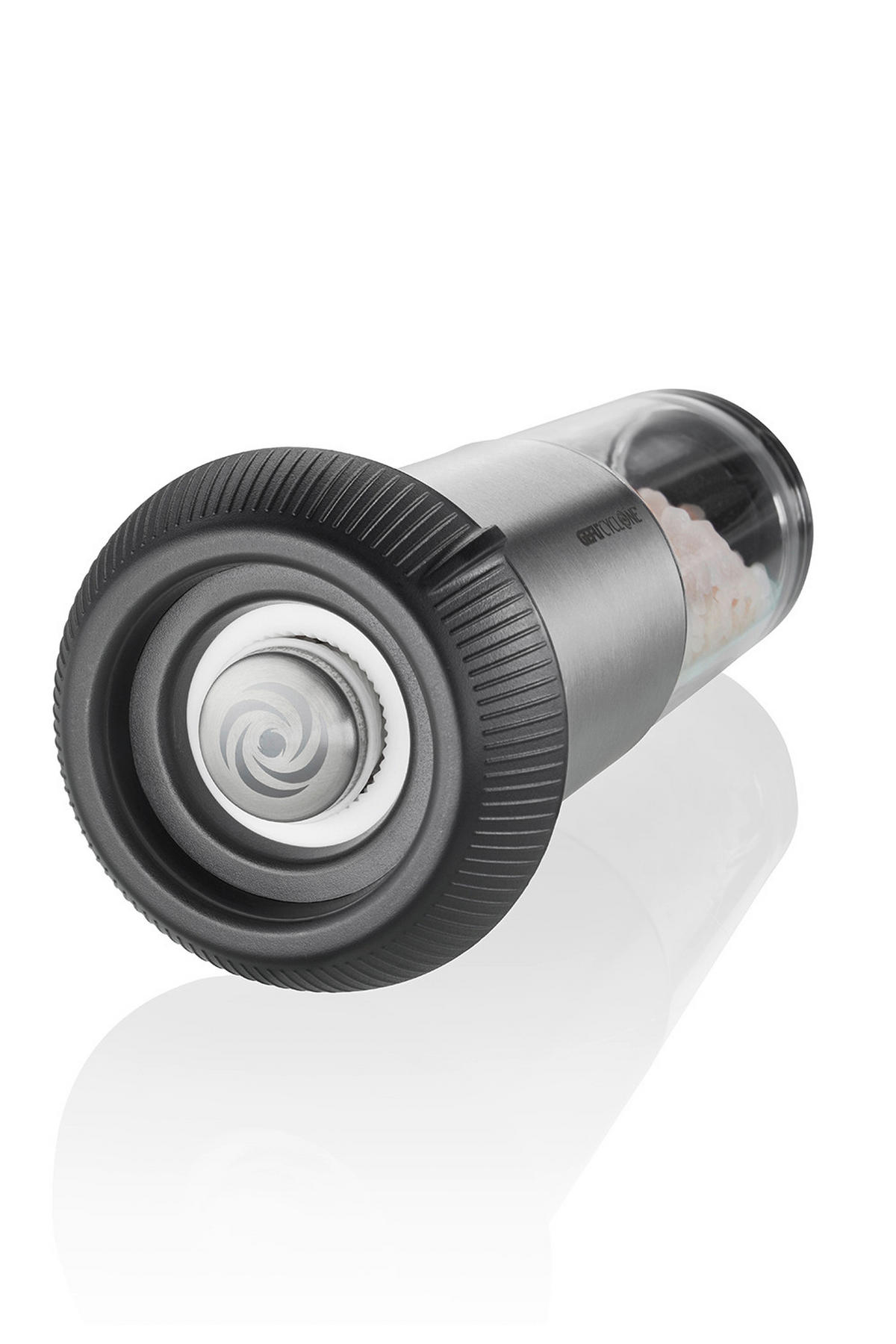 GEWÜRZMÜHLE X-Plosion  - Edelstahlfarben/Transparent, Design, Keramik/Kunststoff (6,2/15cm) - Gefu