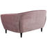 ZWEISITZER-SOFA Samt Rosa - Schwarz/Rosa, Trend, Holz/Textil (150/78/84cm) - Ambia Home ZWEISITZER-SOFA Samt Rosa - Schwarz/Rosa, Trend, Holz/Textil (150/78/84cm) - Ambia Home