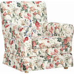 SESSEL in Flachgewebe Multicolor  - Multicolor/Naturfarben, Trend, Holz/Textil (79/86/85cm) - Ambia Home