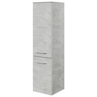 MIDISCHRANK 30/121/33 cm  - Chromfarben/Grau, KONVENTIONELL, Glas/Holzwerkstoff (30/121/33cm) - Pelipal
