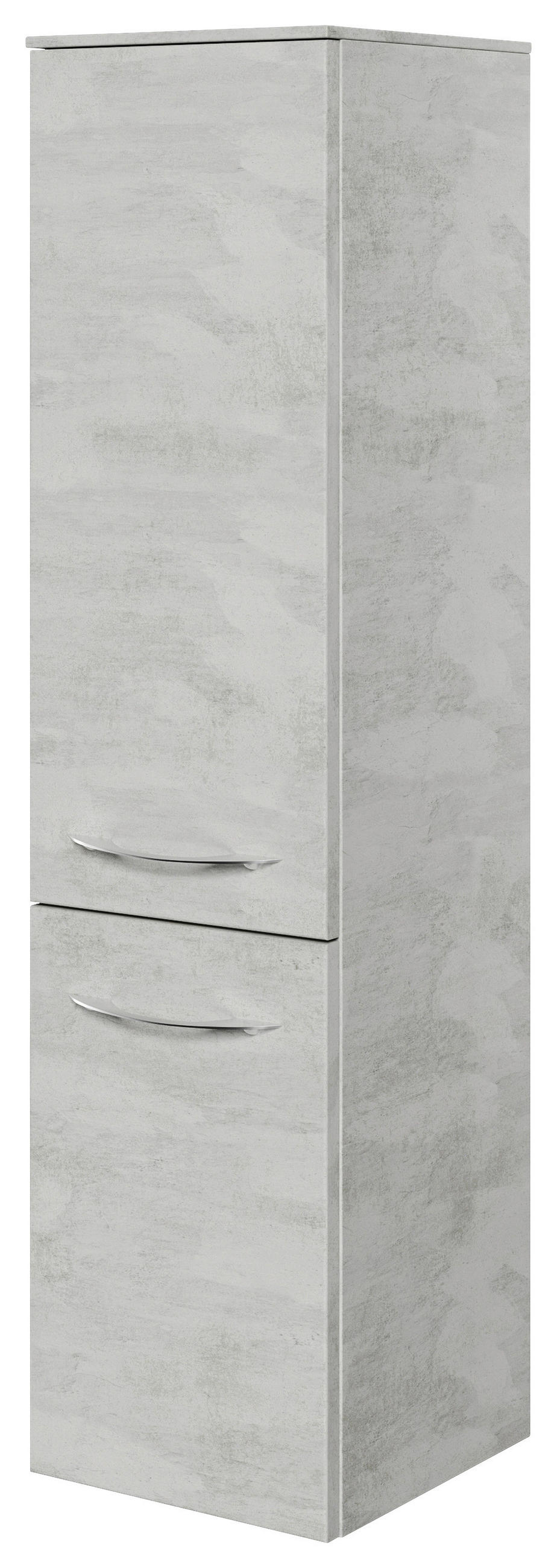 MIDISCHRANK 30/121/33 cm  - Chromfarben/Grau, KONVENTIONELL, Glas/Holzwerkstoff (30/121/33cm) - Pelipal