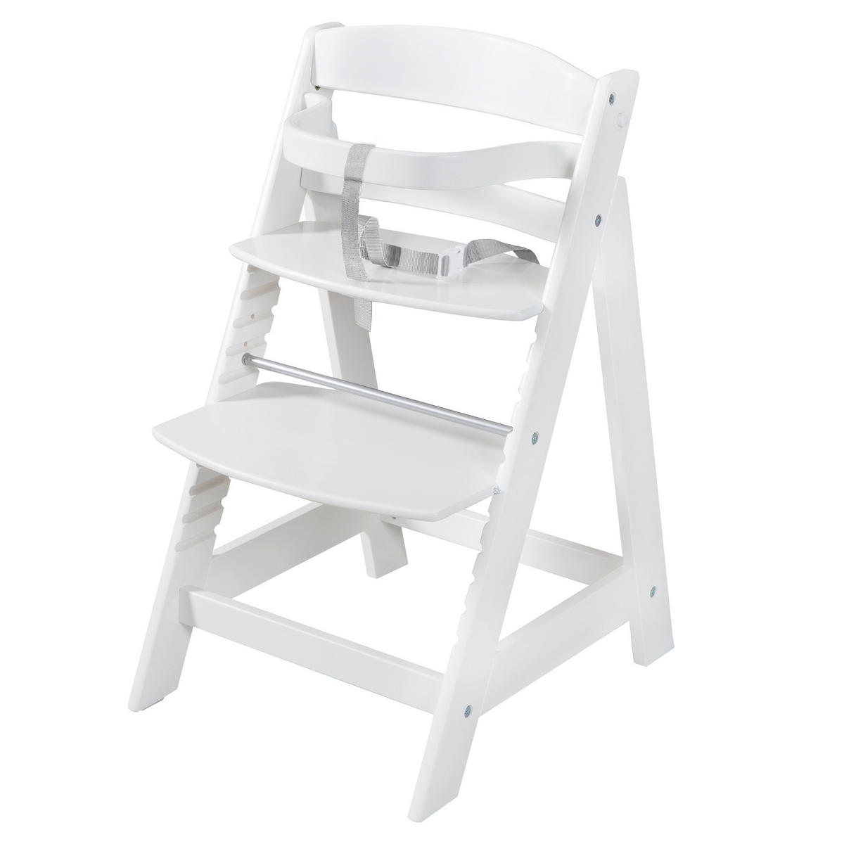 HOCHSTUHL roba Style BornUp  - Silberfarben/Weiß, Basics, Holzwerkstoff/Textil (52/94/66,5cm) - Roba