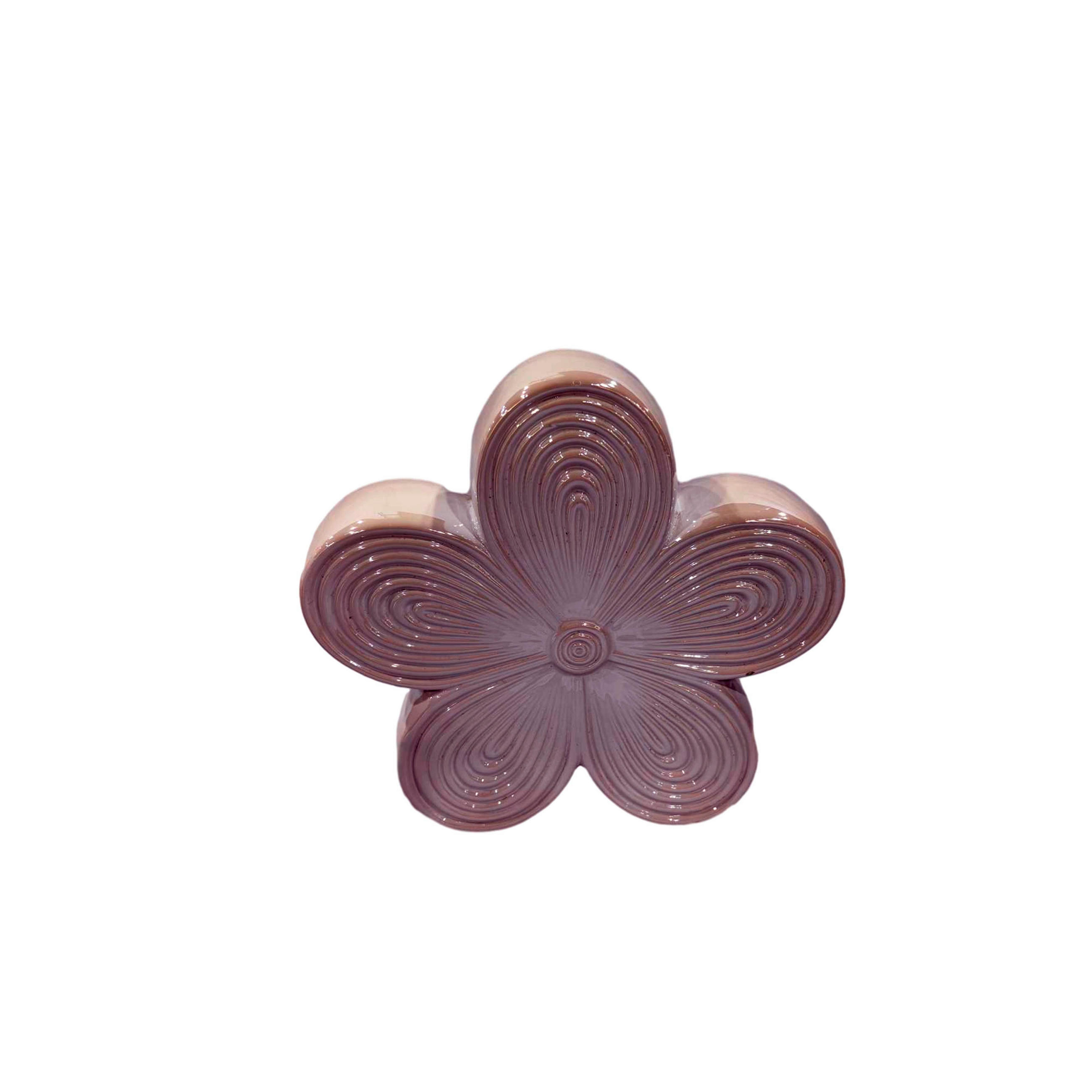 UKRASNI CVET - lila, Konvencionalno, keramika (12,5/12/4cm) - Ambia Home