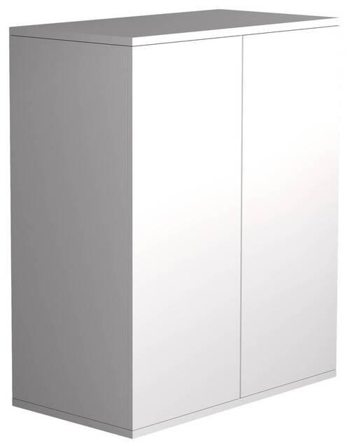 BYRÅ 60/73/32 cm - vit/antracit, Modern, trämaterial/plast (60/73/32cm) - MID.YOU