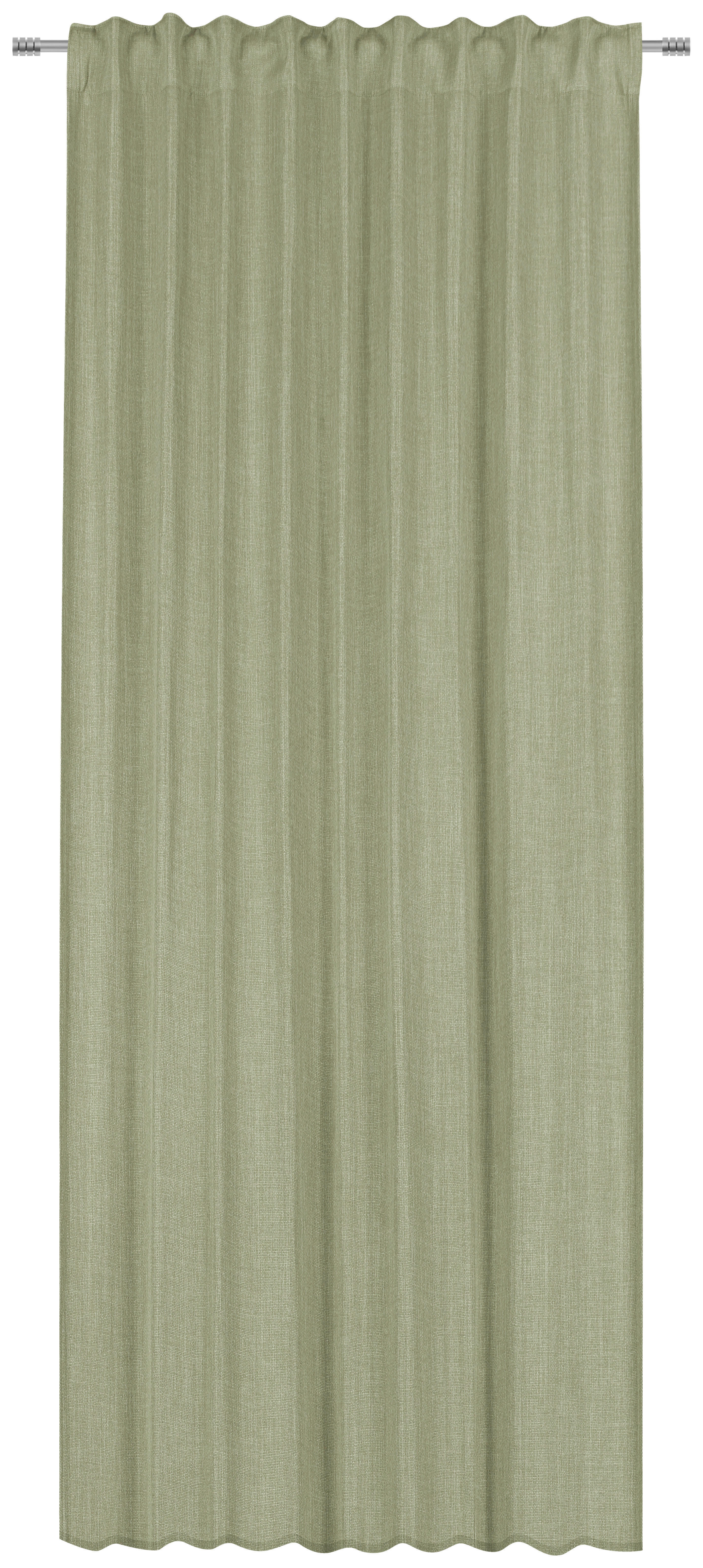 GOTOVA ZAVJESA zelena - zelena, Konvencionalno, tekstil (135/300cm) - Esposa