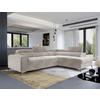 ECKSOFA  in Beige  278/205 cm  - Beige/Silberfarben, Design, Textil/Metall (278/205cm) - MID.YOU
