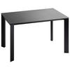ESSTISCHMetall, Keramik 120/75/80 cm  - Dunkelgrau/Schwarz, Design, Keramik/Metall (120/75/80cm) - Novel