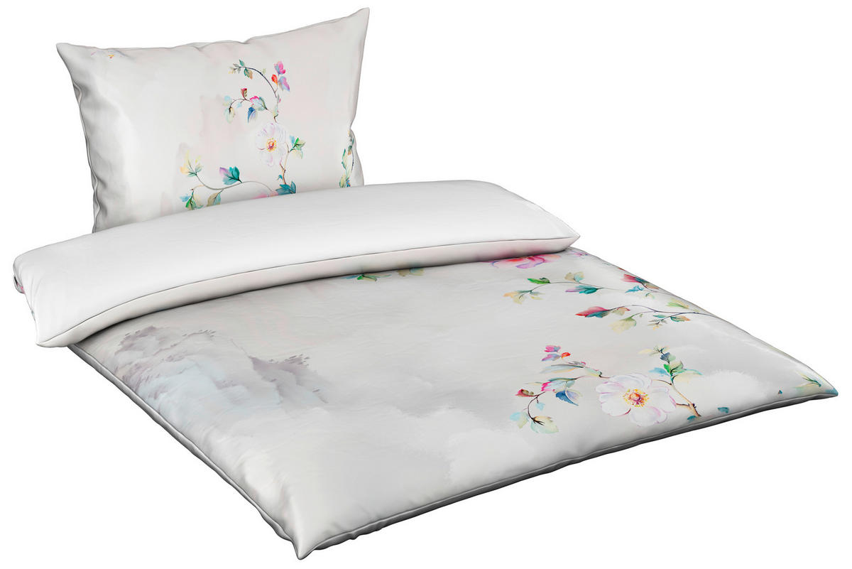 LENJERIE DE PAT CU DOUĂ FEȚE 200/220 cm  - gri, Basics, textil (200/220cm) - Esposa