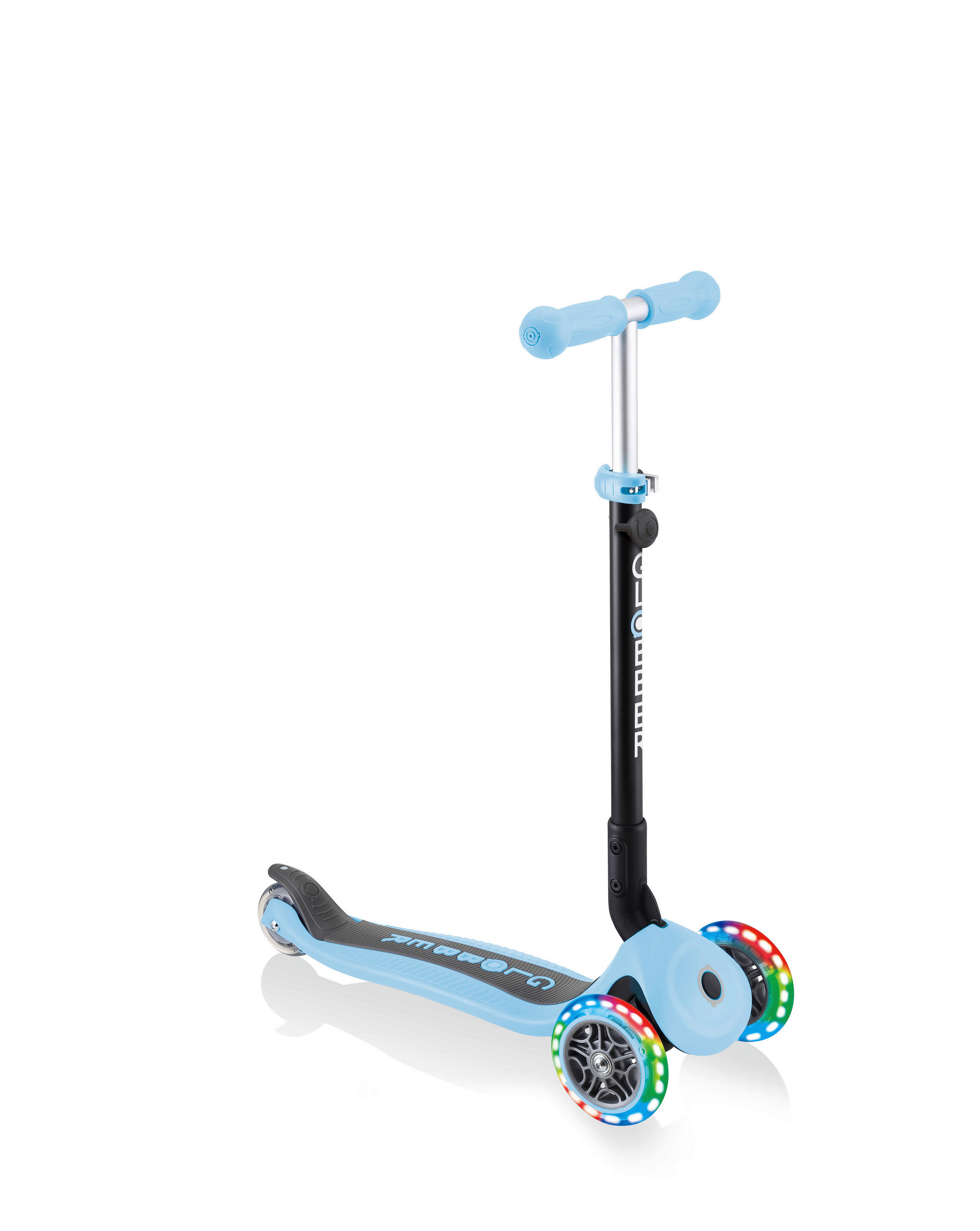 LAUFRAD GO-UP FOLDABLE LIGHT 3IN1  - Blau, LIFESTYLE, Kunststoff/Metall (57/28/93cm) - GLOBBER