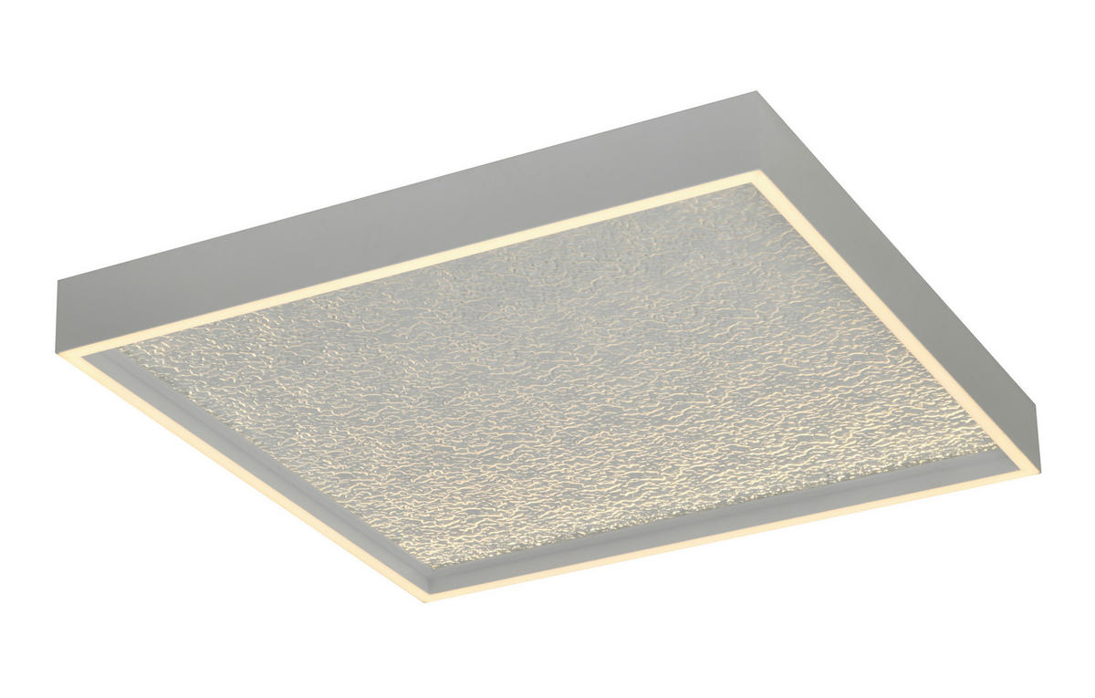 LED-DECKENLEUCHTE Bormes 60/6,5/30 cm  - Weiß, Design, Kunststoff/Metall (60/6,5/30cm)