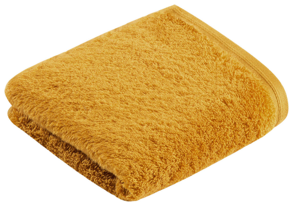 VENDÉGTÖRÖLKÖZŐ 40/60 cm currysárga  - currysárga, Basics, textil (40/60cm) - Vossen