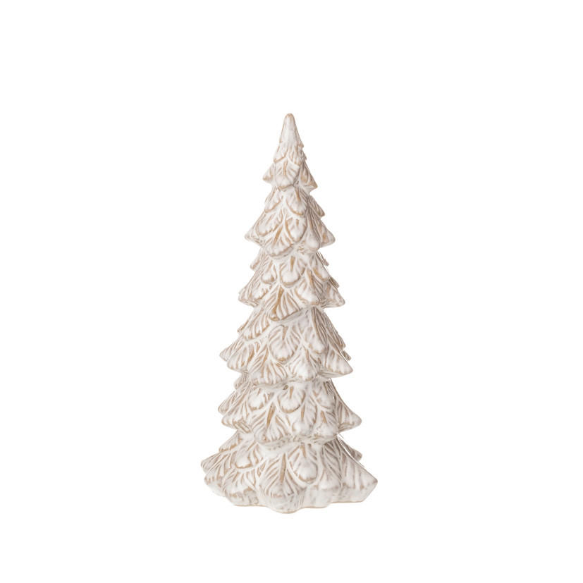 DEKOBAUM  - Creme, Basics, Keramik (8,5/19,5cm) - X-Mas