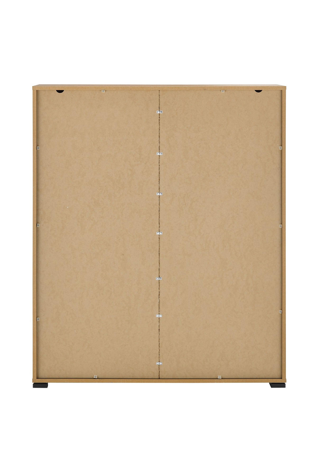 KOMODA, čierna, farba duba, 100/119/40 cm - čierna/farba duba, Design, kompozitné drevo/plast (100/119/40cm) - home24