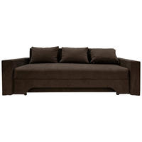 3-SED,  rjava les  - rjava, Design, les (235/85/80cm) - Boxxx