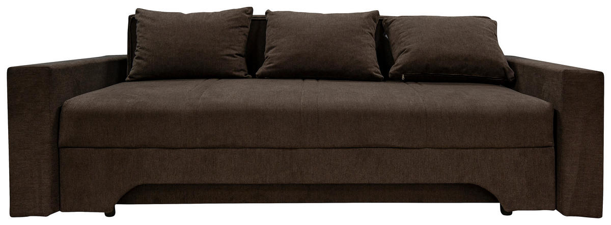 3-SED,  rjava les  - rjava, Design, les (235/85/80cm) - Boxxx