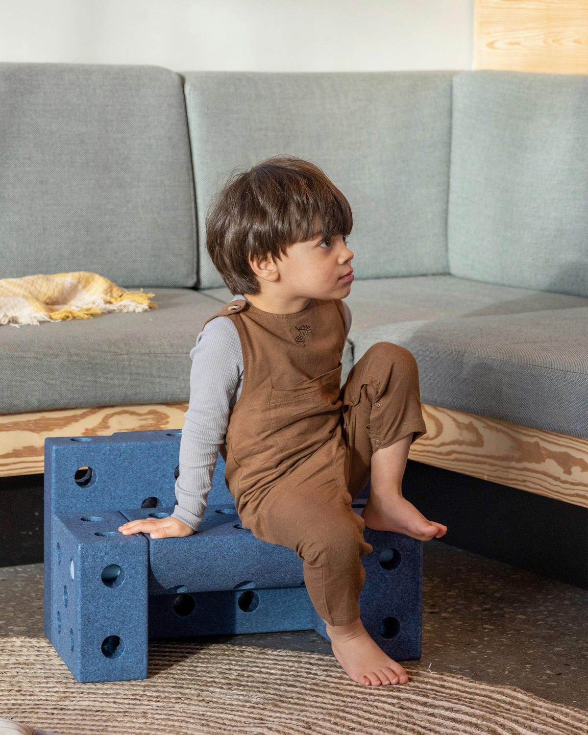 KONSTRUKCIJSKA IGRAČKA   - tamno plava/svijetlo plava, Basics (55/40/20cm) - MODU