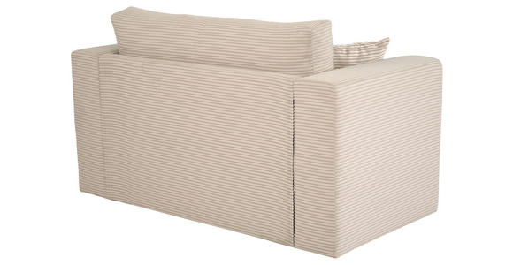 JUGEND- UND KINDERSOFA Cord Hellbraun  - Hellbraun/Schwarz, KONVENTIONELL, Textil (136/78/72cm) - Xora