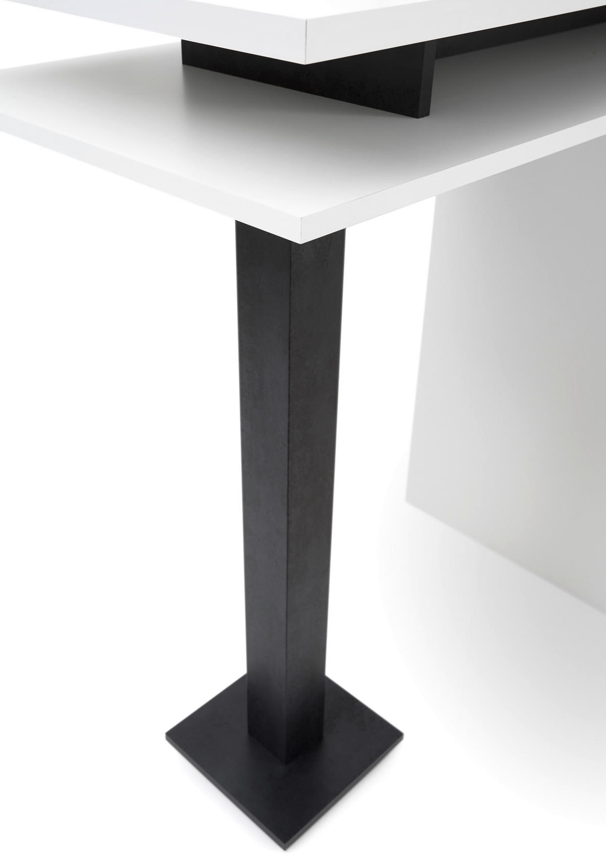 BARSKA MIZA  - siva/bela, Moderno, leseni material (108/50/103cm) - Livetastic