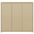 SCHUHSCHRANK  in 109,2/99,1/34,9 cm  - Hellgelb/Grau, MODERN, Holzwerkstoff/Kunststoff (109,2/99,1/34,9cm) - Carryhome