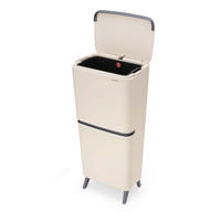 ODPADKOVÝ KOŠ  20+25 l - béžová, Basics, plast (28/88,3/41,9cm) - Brabantia