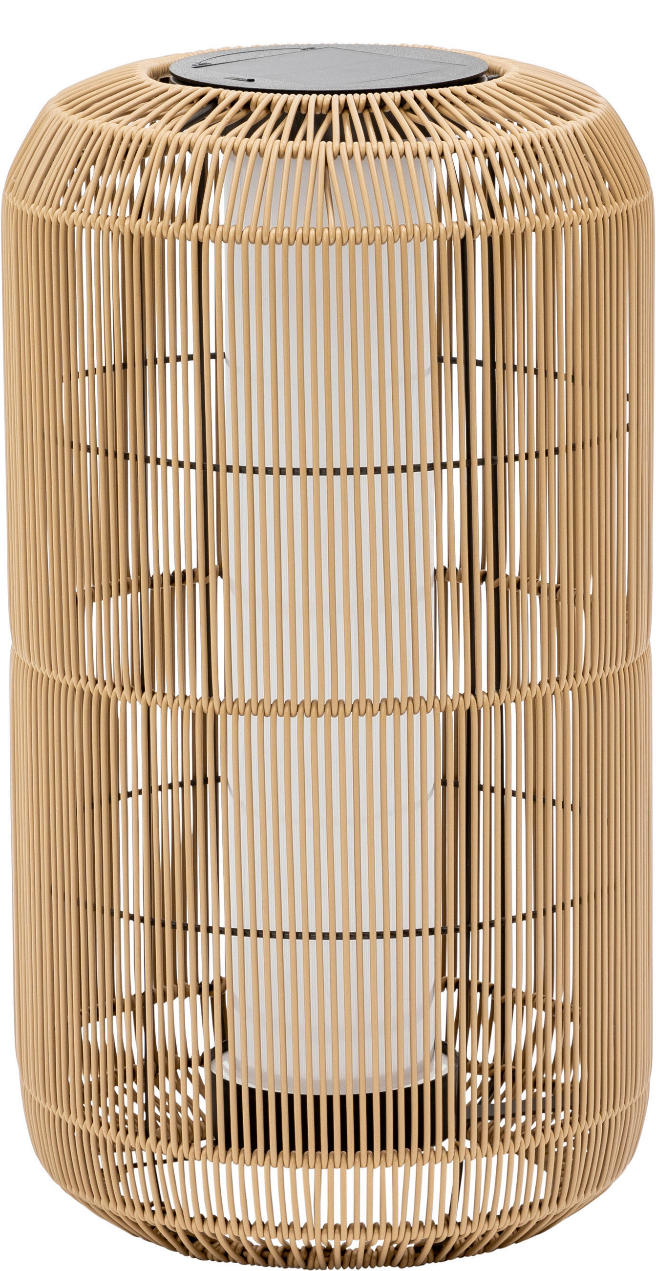 SOLÁRNE SVIETIDLO, 30/55/30 cm - prírodná farba, Design, kov/plast (30/55/30cm) - Ambia Garden