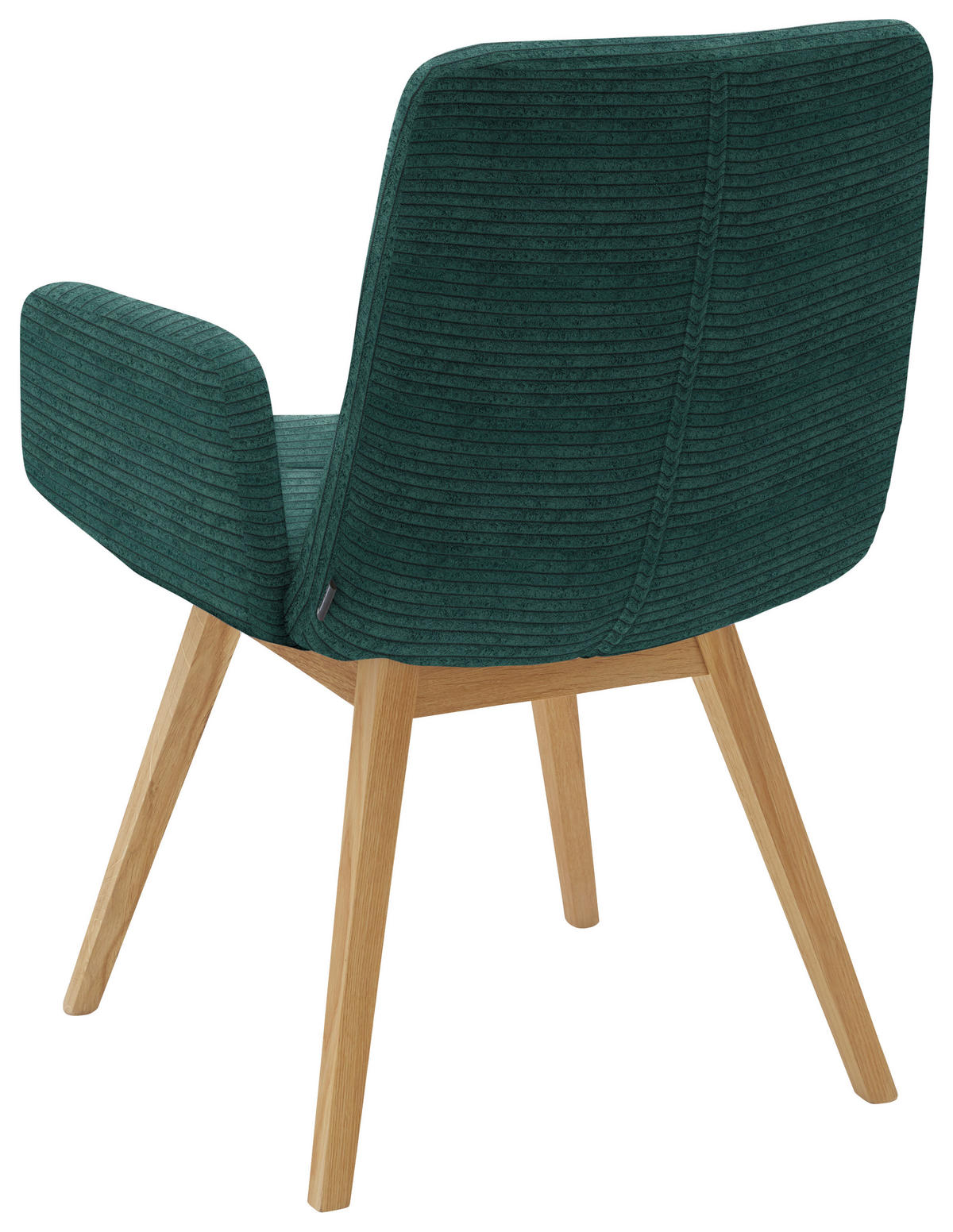 ARMLEHNSTUHL  in Cord  - Naturfarben/Grün, Design, Holz/Textil (61/88/66cm) - Dieter Knoll