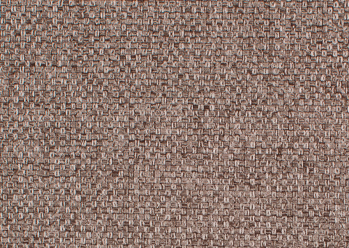 2,5-SITZER in Flachgewebe Taupe  - Taupe/Schwarz, Design, Textil/Metall (206/86/97cm) - Pure Home Lifestyle