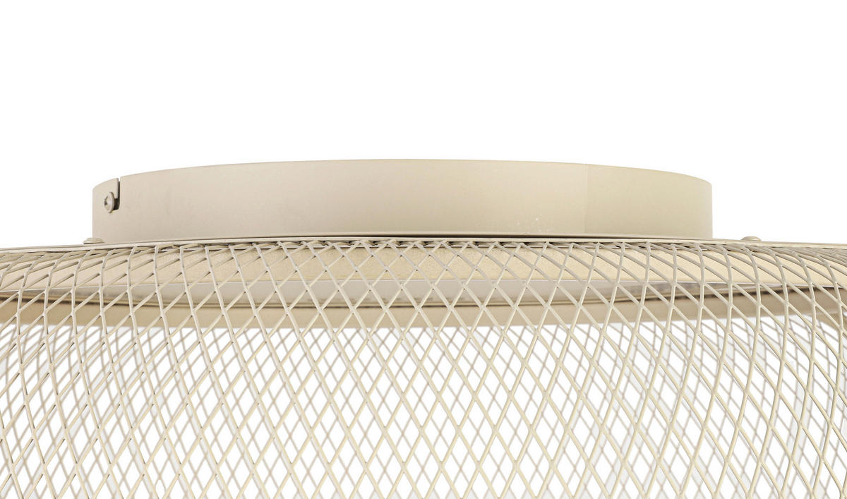 LED-DECKENLEUCHTE 50 W  60,5/23,5 cm    - Sandfarben, Design, Kunststoff/Metall (60,5/23,5cm) - Novel