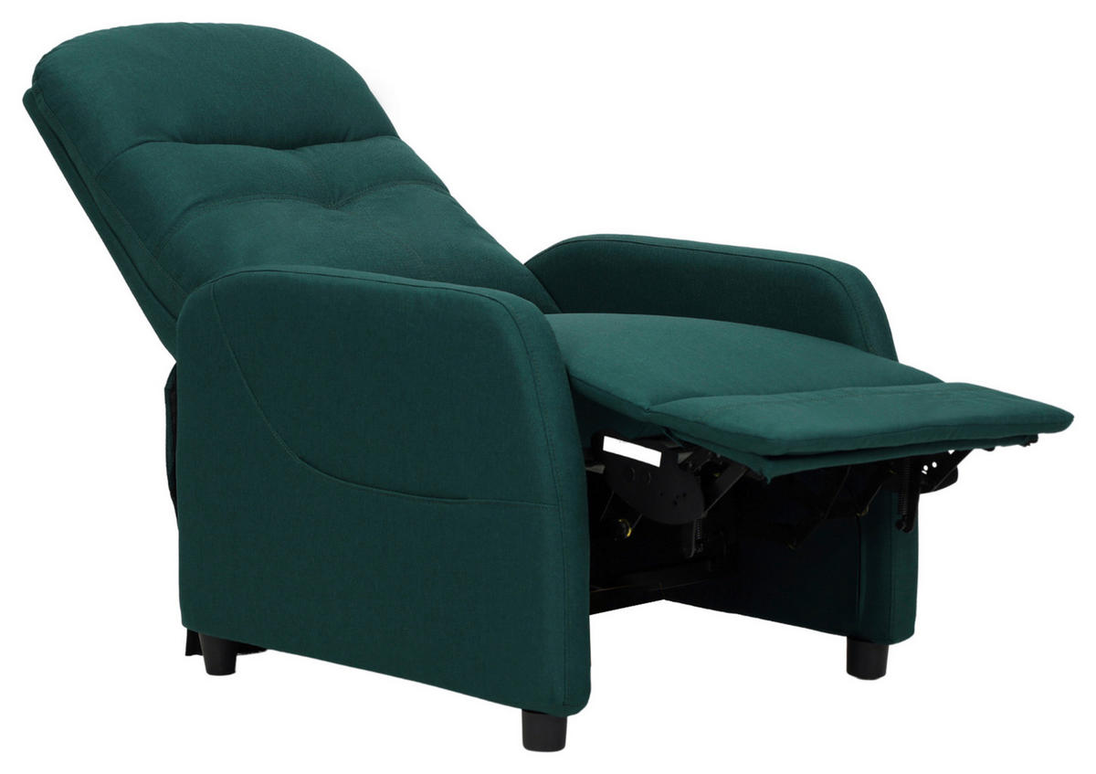 Fotoliu Pentru Televizor din textil, verde - verde/negru, Konventionell, metal/textil (74/104/91cm) - MID.YOU