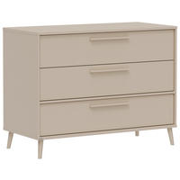 PREVIJALNA KOMODA  Eefje  124/93/57 cm         - bež, Basics, umetna masa/leseni material (124/93/57cm) - Paidi