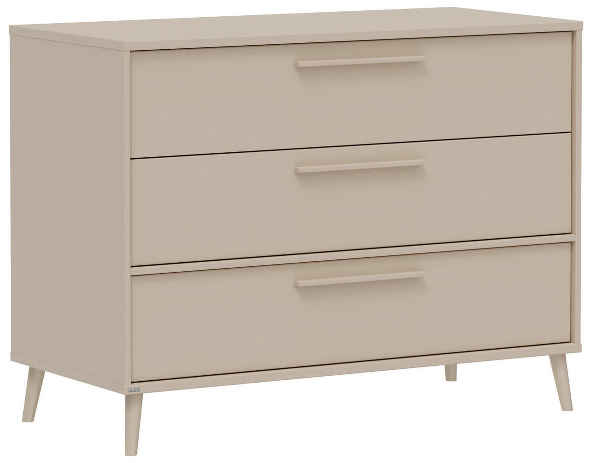 PREVIJALNA KOMODA  Eefje  124/93/57 cm         - bež, Basics, umetna masa/leseni material (124/93/57cm) - Paidi