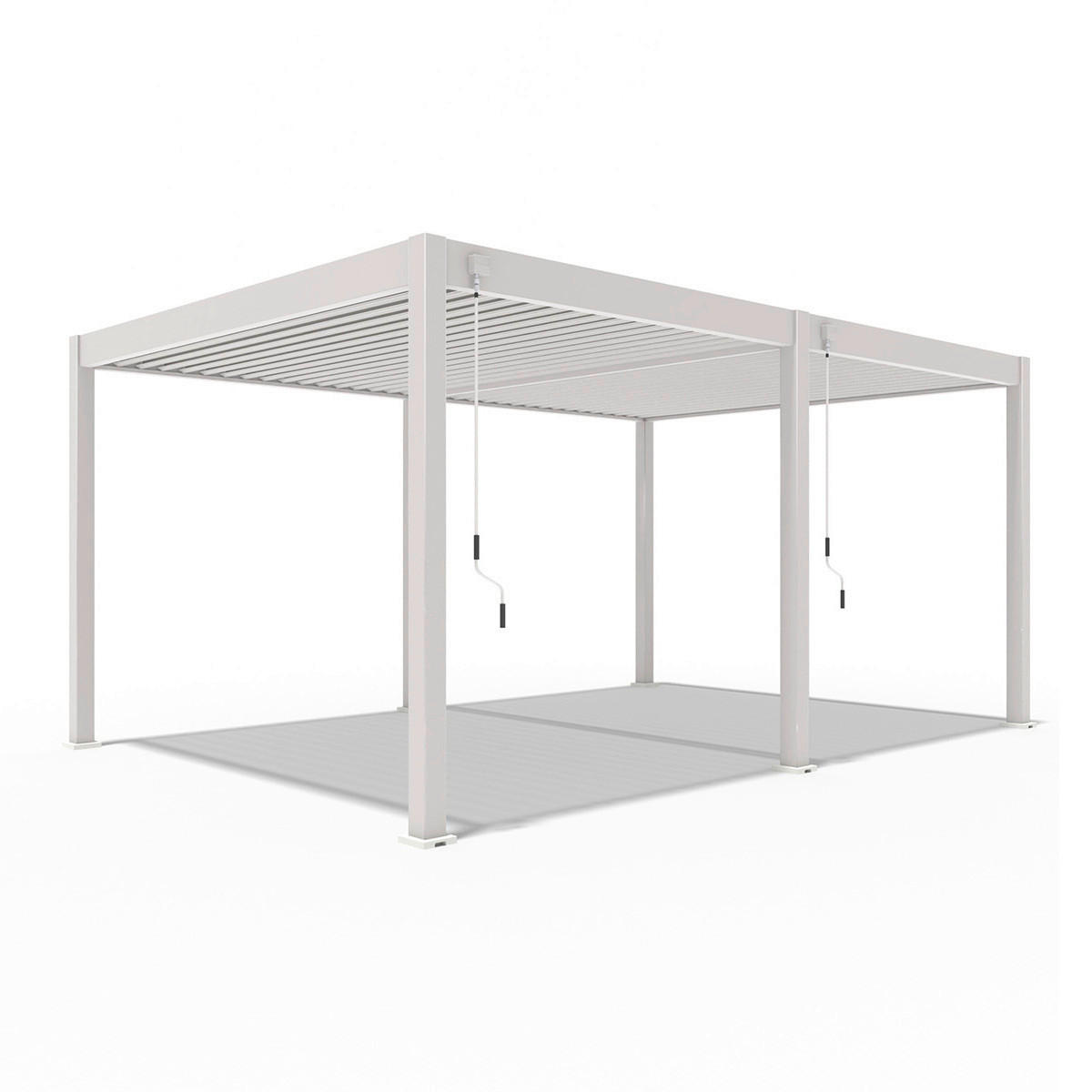 PERGOLA 360/530/255 cm   - Perlmutt, Basics, Metall (360/530/255cm) - Gardenson