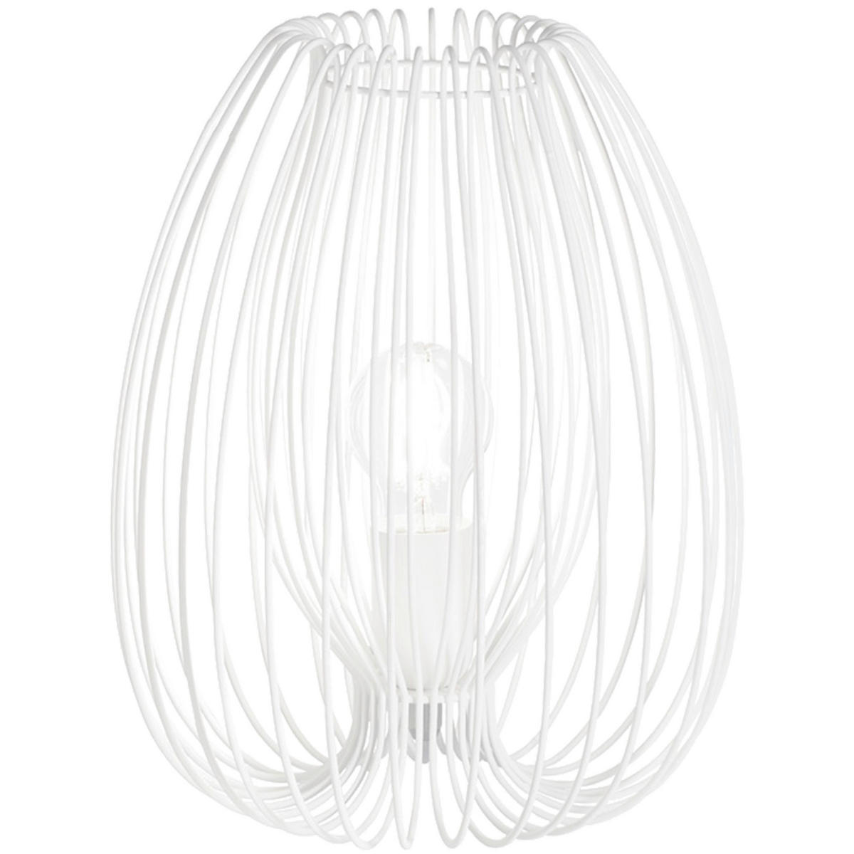 TISCHLEUCHTE 25/31 cm  - Weiß, Design, Metall (25/31cm) - Fabas Luce