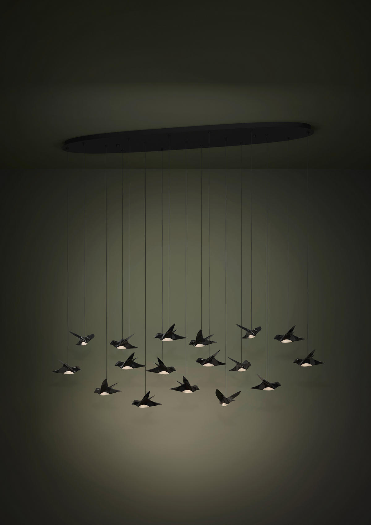 LED-HÄNGLAMPA Paratebueno 148/26/220 cm  - svart, Design, metall/plast (148/26/220cm) - Eglo