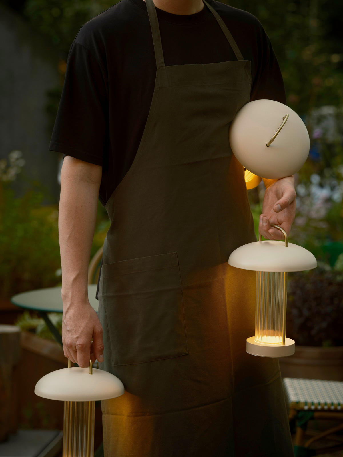 AKKU-TISCHLEUCHTE 20/29 cm   - Beige, KONVENTIONELL, Kunststoff (20/29cm) - Nordlux