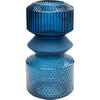 VASE  - Blau, Design, Glas (18/36/18cm)