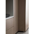 GARDEROBE 10-teilig  in 250/233/59 cm  - Eichefarben/Weiß, Design, Holzwerkstoff/Textil (250/233/59cm) - Moderano